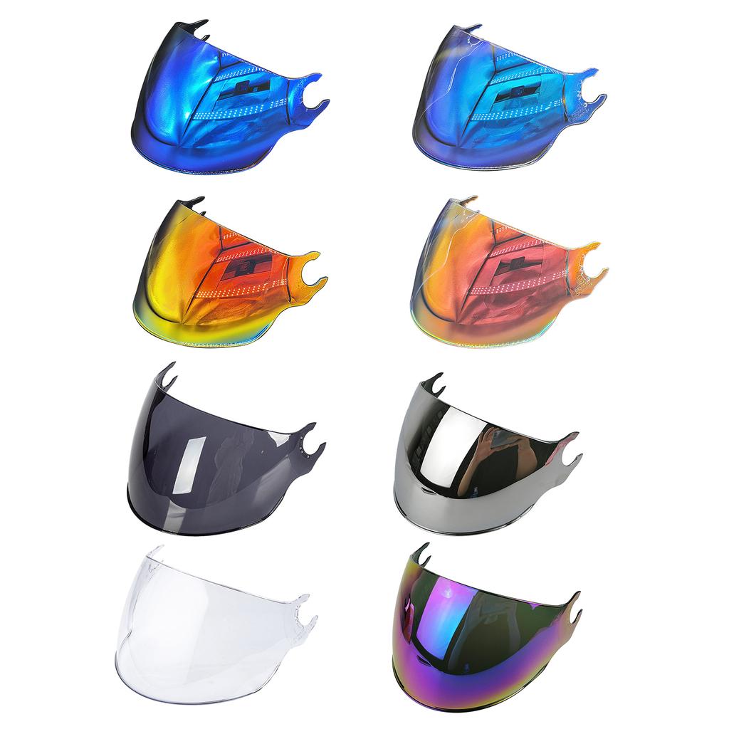 Visiera Colorata Unisex Visiera Casco Visiera di Ricambio Visiera Accessori Moto Facile Installazione Adatto per OF562 Durevole