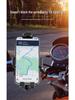 Shockproof Universal Phone Holder for Bicycles, Electric Vehicles, and Motorcycles