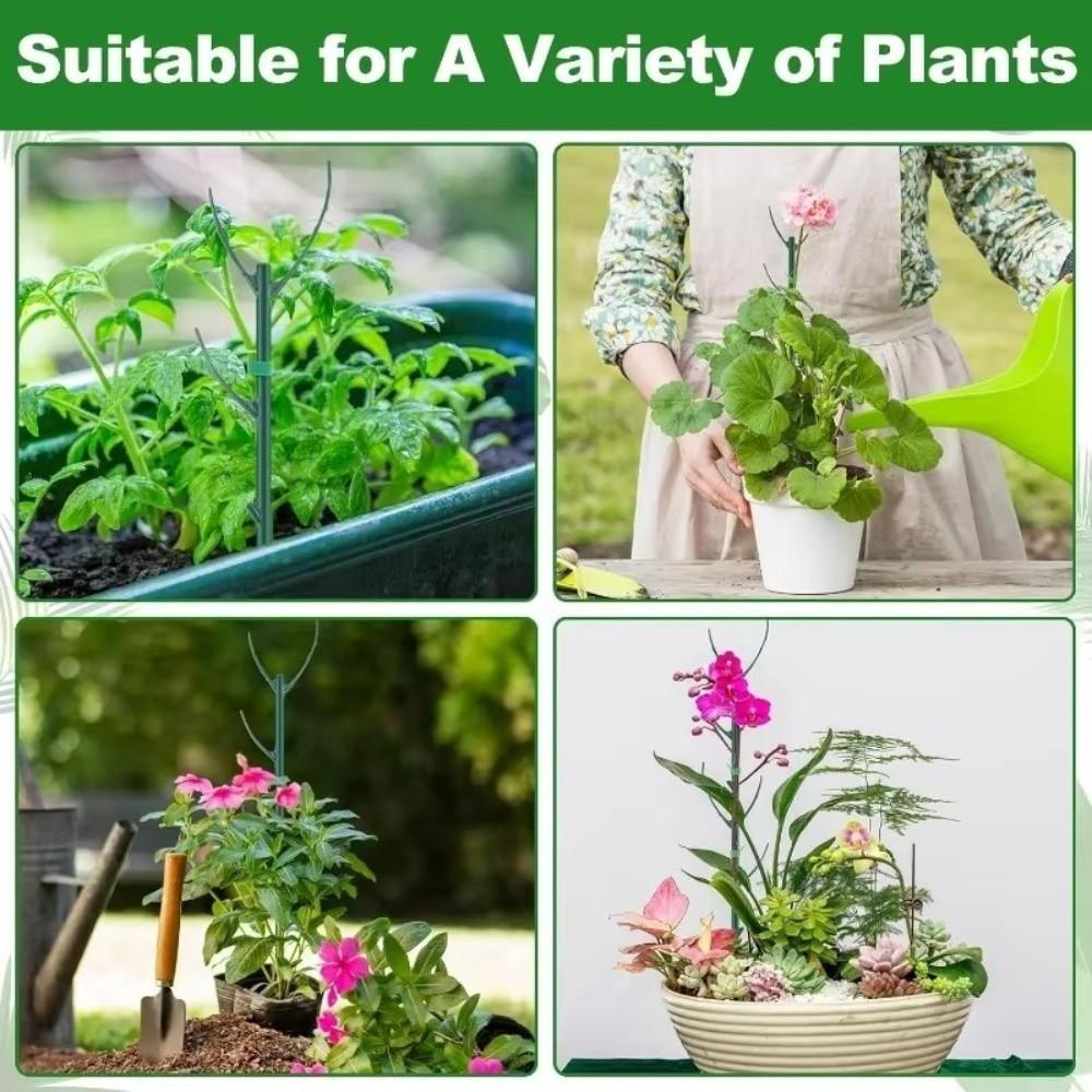 Plastic Climbing Vine Stake Prevent Tipping Over Garden Plant Stake Flower Support Rack Greenhouse
