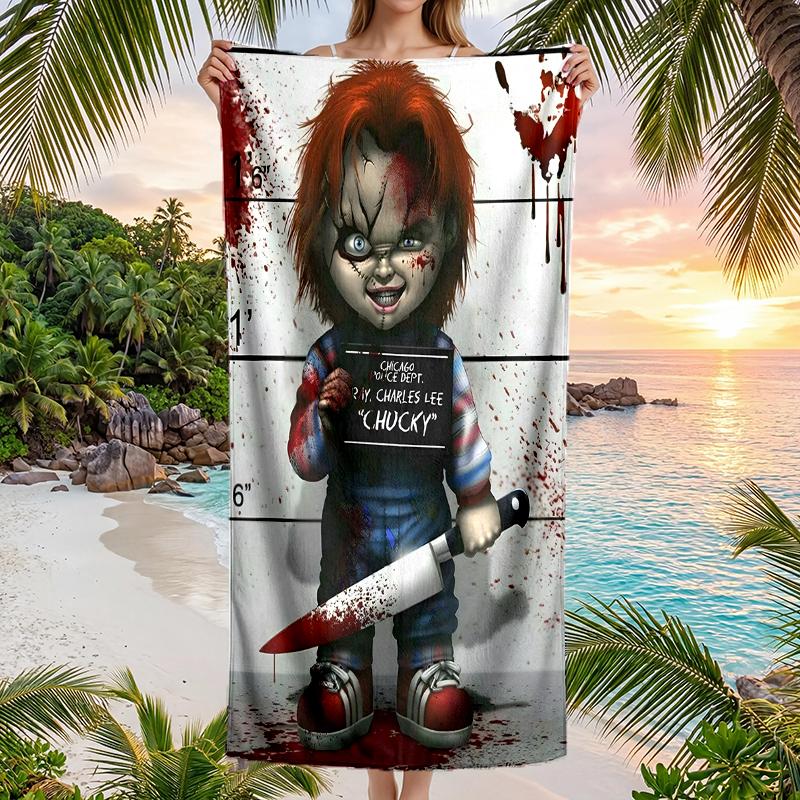 Chucky Fashion Beach Towel: Ideal for Summer Adventures Soft, absorbent and quick drying suitable for swimming and bathing