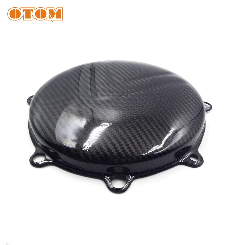 For KAWASAKI KX450 KX450X KX450SR Motorcycle Engine Case Crash Protection Carbon Fiber Clutch Cover-CC36 And Ignition Cover-Cl39