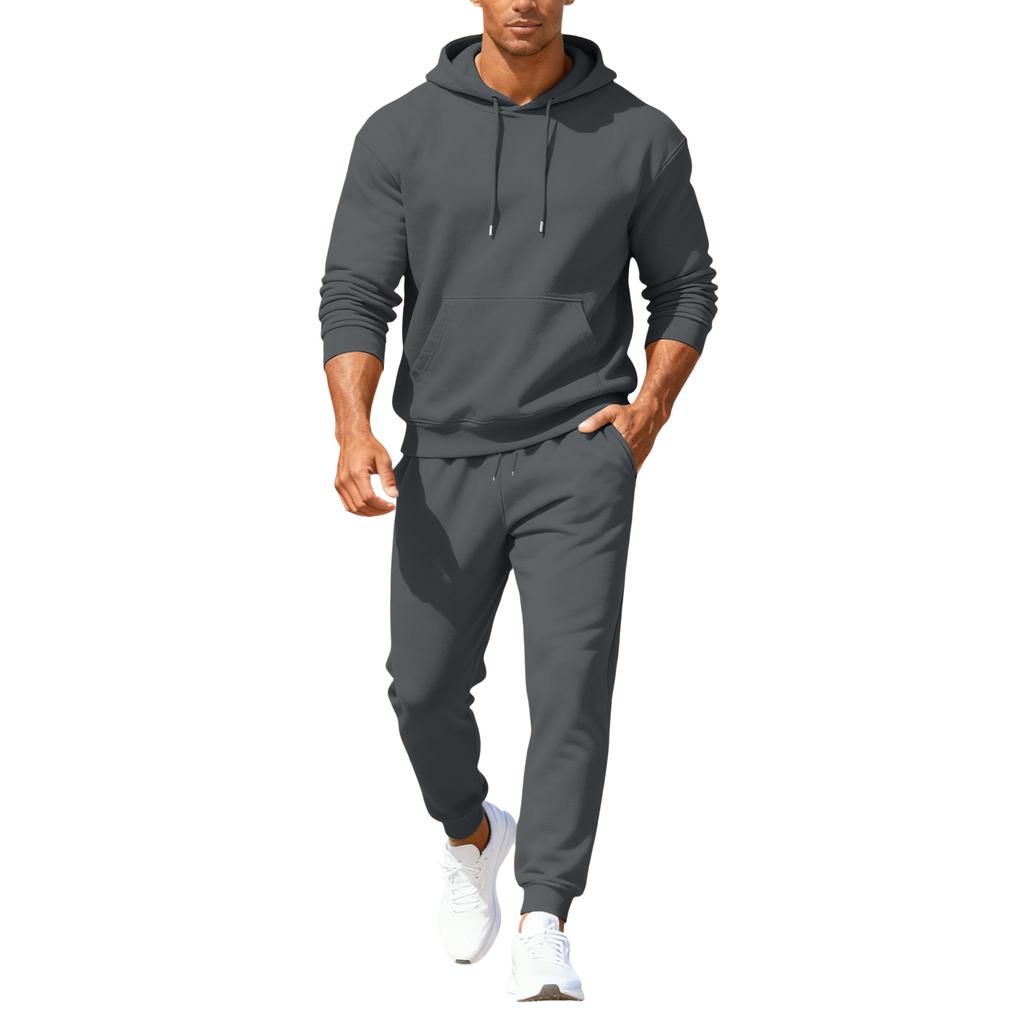 Men's Fall/Winter Hooded Sports Set