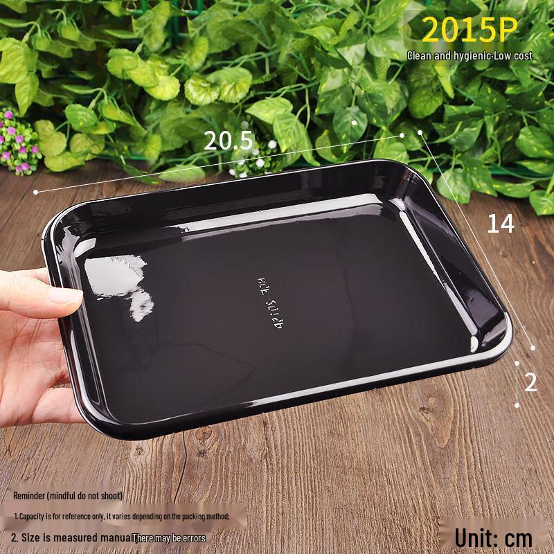 Hundun 14x14cm Disposable Plastic Fruit Trays