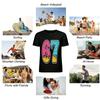 Cute Ice Cream Number 67 Graphic Print Casual Short Sleeve Top Pure Cotton T-shirt