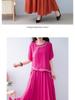 Fashionable Ethnic Midi Skirt Two-Piece Set for Women (2025 Summer)