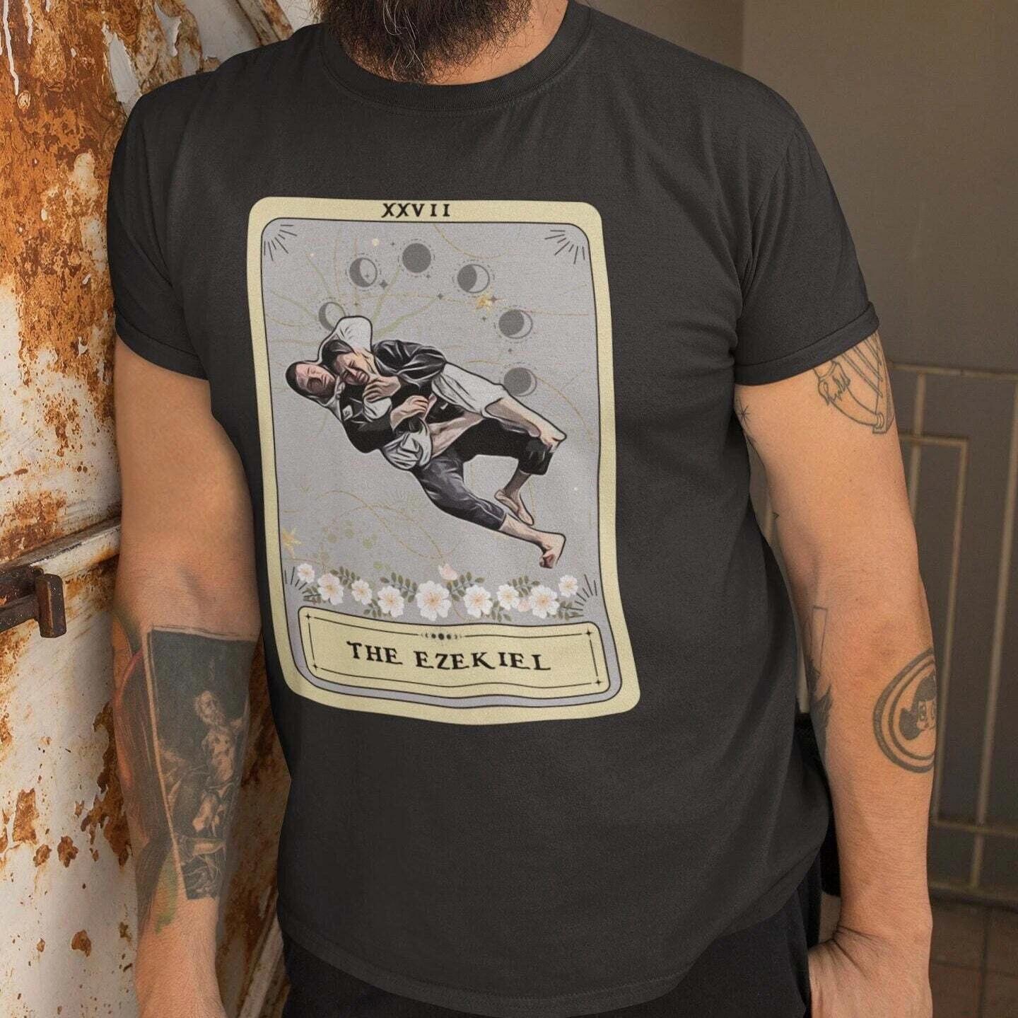 Jiu Jitsu Shirt, The Ezekiel Tarot Card Shirt M
