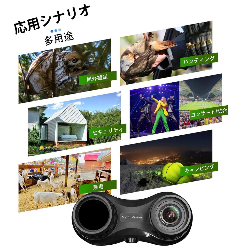 Maswater Night Vision Binoculars, 4K Shooting, 36MP Resolution, 3.2-inch LCD Screen, Digital Infrared Night Vision with Photo and Video Recording,