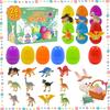 12Pcs Prefilled Easter Eggs Easter Egg Fillers Colorful Easter Basket Stuffers Filled Easter Egg Gift for Boys Girls