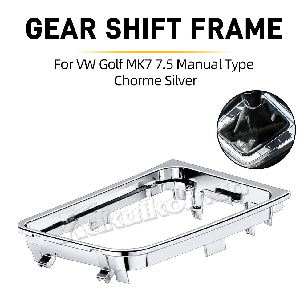Manual For VW Golf 7 7.5 Golf R Left Driving Gear Shift Knob Lever Frame Bracket Circle Shift Knob 5GG713203A