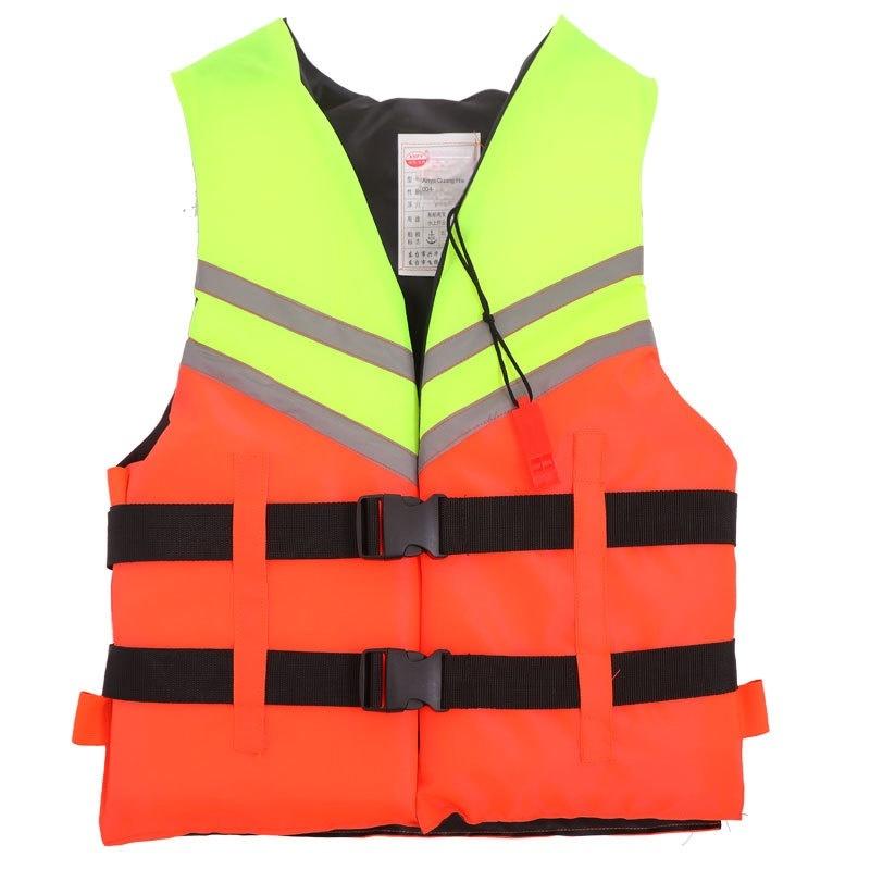 Nylon Oxford Cloth Swimming Life Jacket Water Sports Safety Vests For Adult Kid Kayaking Boat Outdoor Swim Safety Cloth