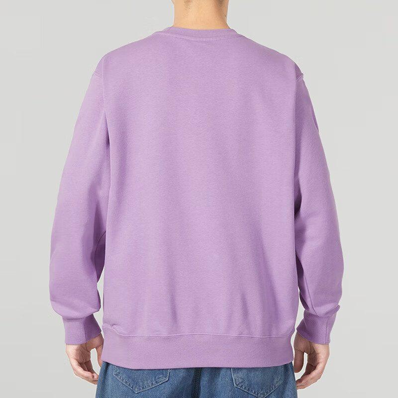 Nike Sweatshirts Men's Purple Crew Neck Moderate Regular BV2667-591