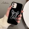 Cute French Bulldog Boston Terrier Phone Case for iPhone 17 Air 15 16 11 12 13 14 Pro Max Plus Cover coque Fundas