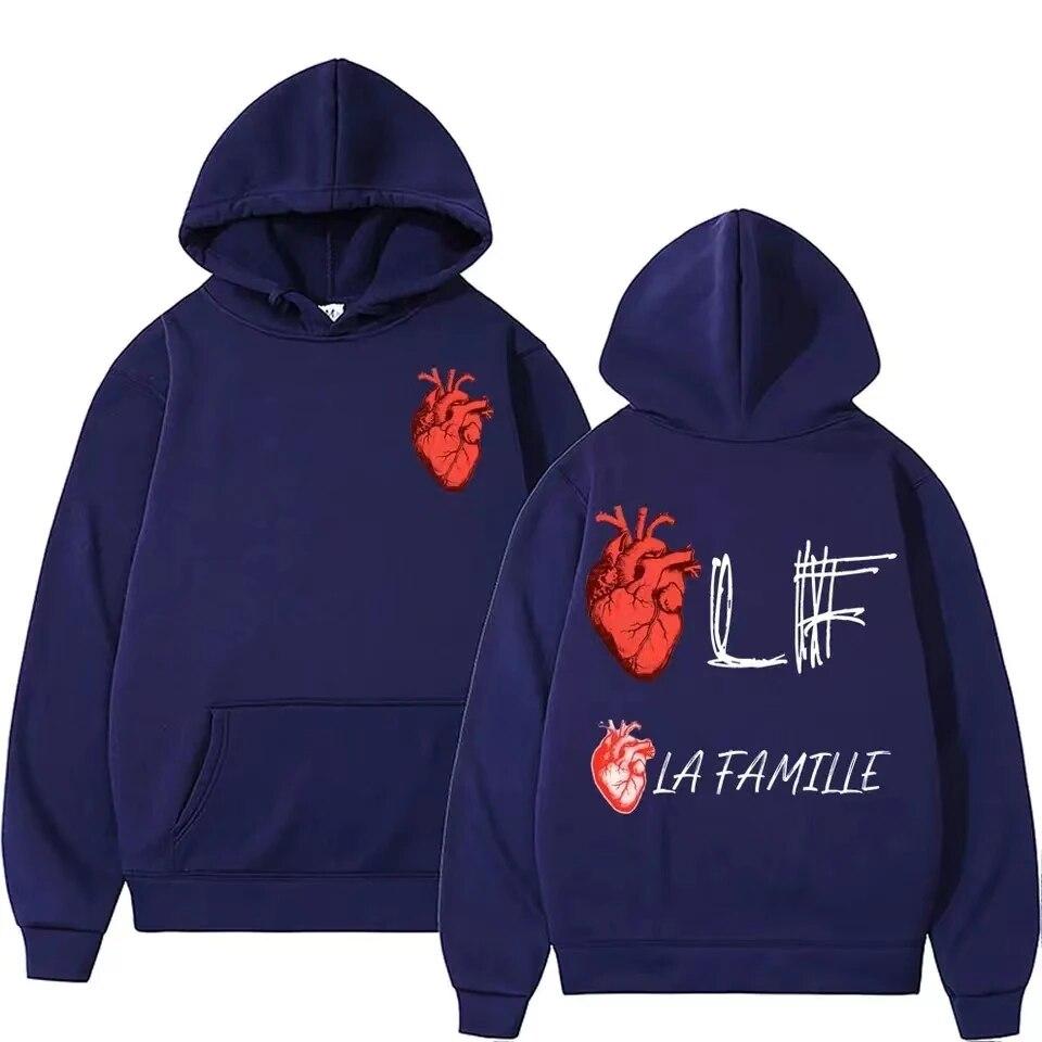High Desigh Lf La Tamille Hoodie Album PNL The Family Rap Hooded Sweatshirt Hip-Hop Unisex Women Cotton Hoodie Oversized Streetwear Unisex