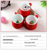 Christmas Cute Animal Cartoon Ceramic Coffee Mug Set