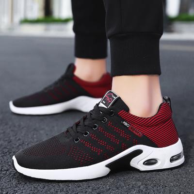 New Fashion Men 's Four Seasons Comfortable Thick Sole Shoes Students BoysTrending Soft Sole Breathable Casual Running Sneakers