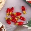10 Pcs Plastic Colorful Mini Bulb For Making Christmas Party Decor Diy Hanging Lamp Materials