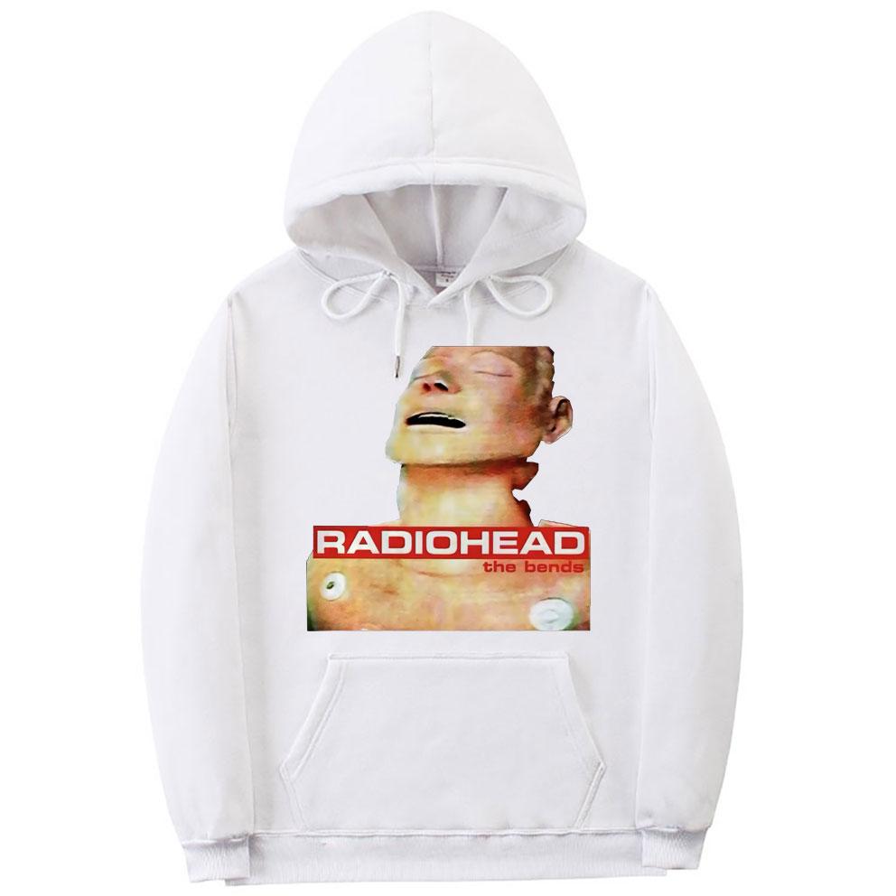 British Rock Band Clothes Radiohead The Bends Album Print Hoodie Unisex Women Vintage Hoodies Unisex Fleece Oversized Hood Sweatshirts