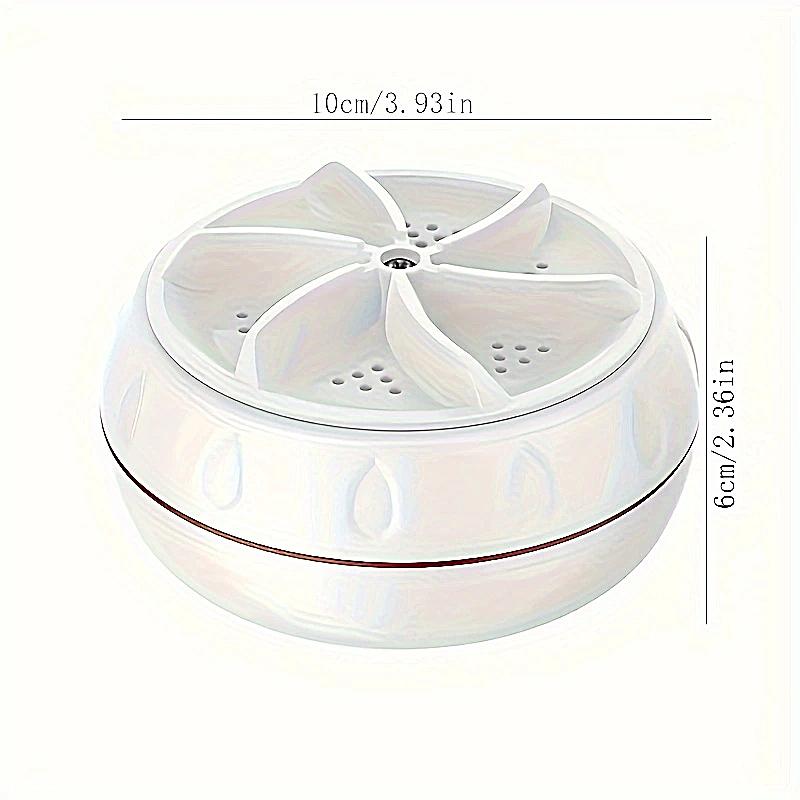 Tragbare Mini-Waschmaschine mit USB-Stromversorgung - Turbo-Schallwellentechnologie Obst- & Geschirrspüler, 30 W, Kompaktes Design