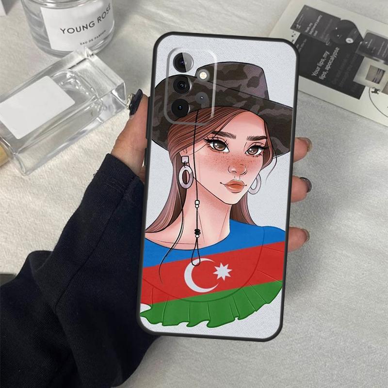 

Azerbaijan Flag Girl Case For Samsung Galaxy A13 A23 A33 A53 A17 A06 A16 A56 A36 A54 A34 A14 A52 A32 A15 A35 A55 Samsung A52S 5G