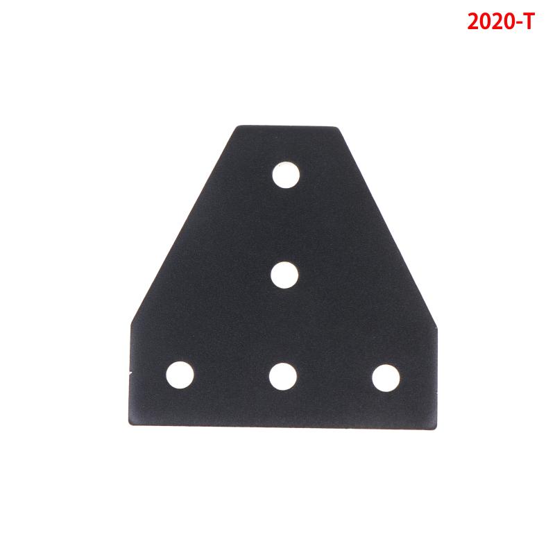 1Pcs T/L Type 5 Hole Joint Board Plate Corner Angle Bracket Connection Joint Strip For 2020 3030 4040 Aluminum Profile