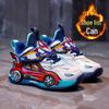 Ultraman Boys' Fleece-Lined Winter 2025 Cotton Running Shoes with Lights