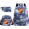 One Piece Anime Backpack Kids School Use Large Capacity Oxford Fabric Dual Shoulder Bag With Padded Straps