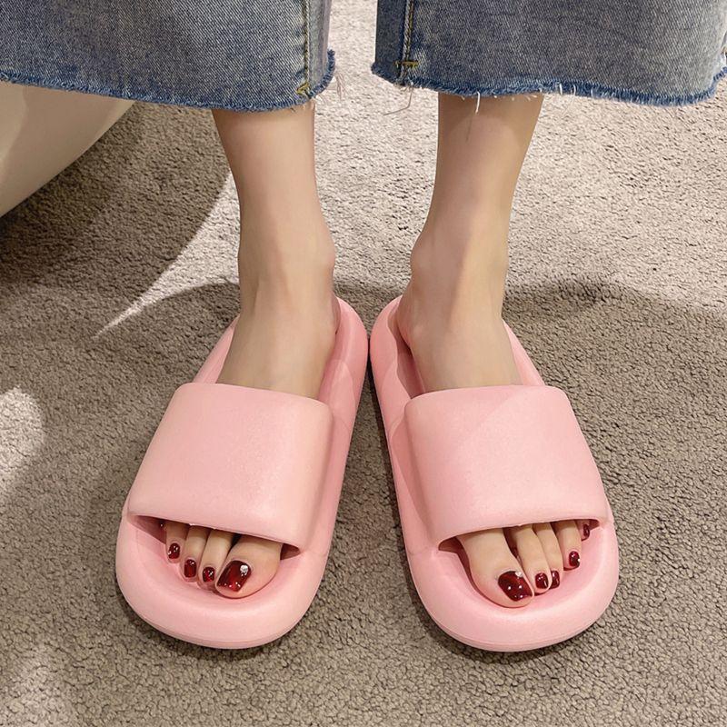 Roztomilé pantofle s mašlí dámské letní nošení trendy móda plážové vysoce kvalitní silná podrážka chladivé pantofle