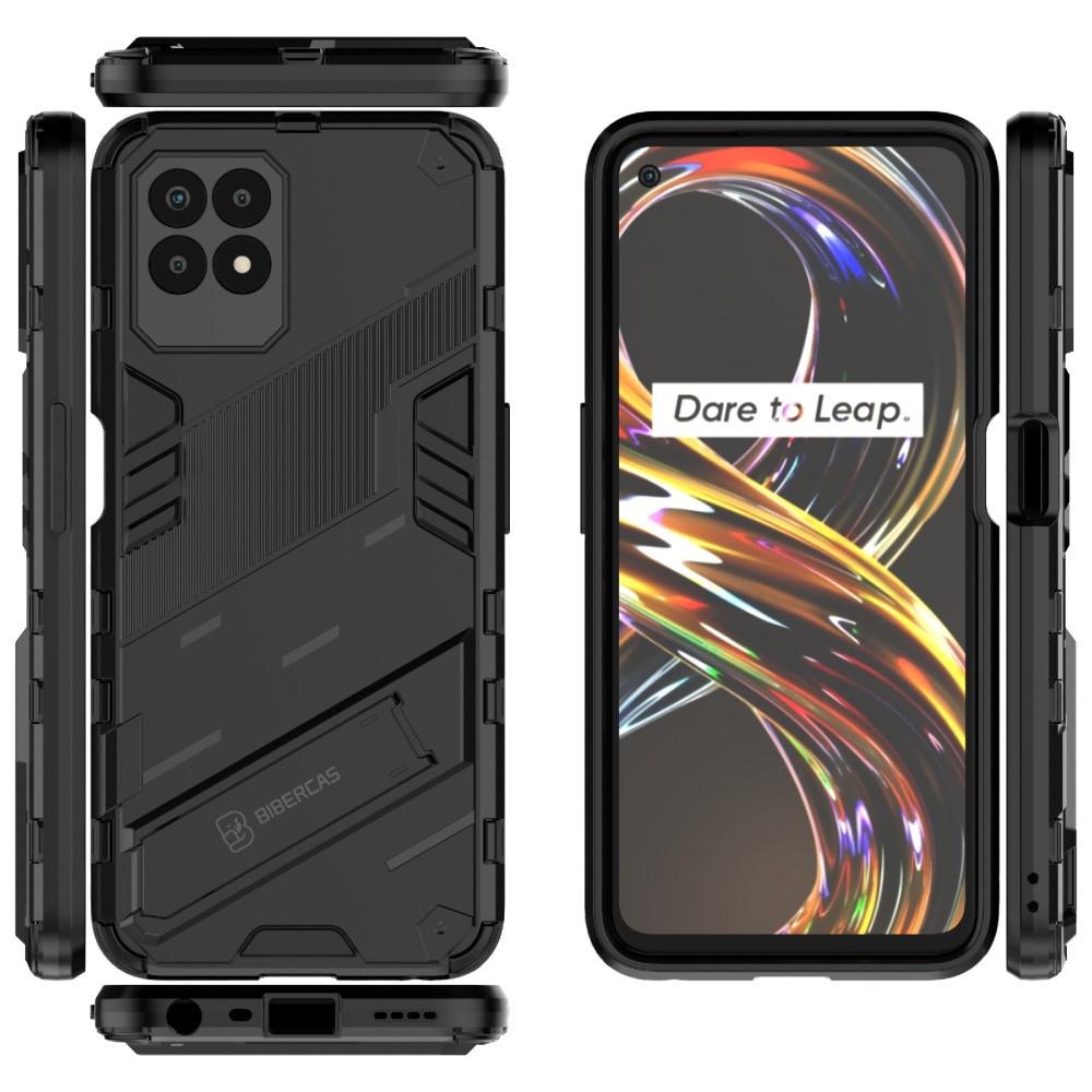 Case for Realme 8i, Military kickstand, black