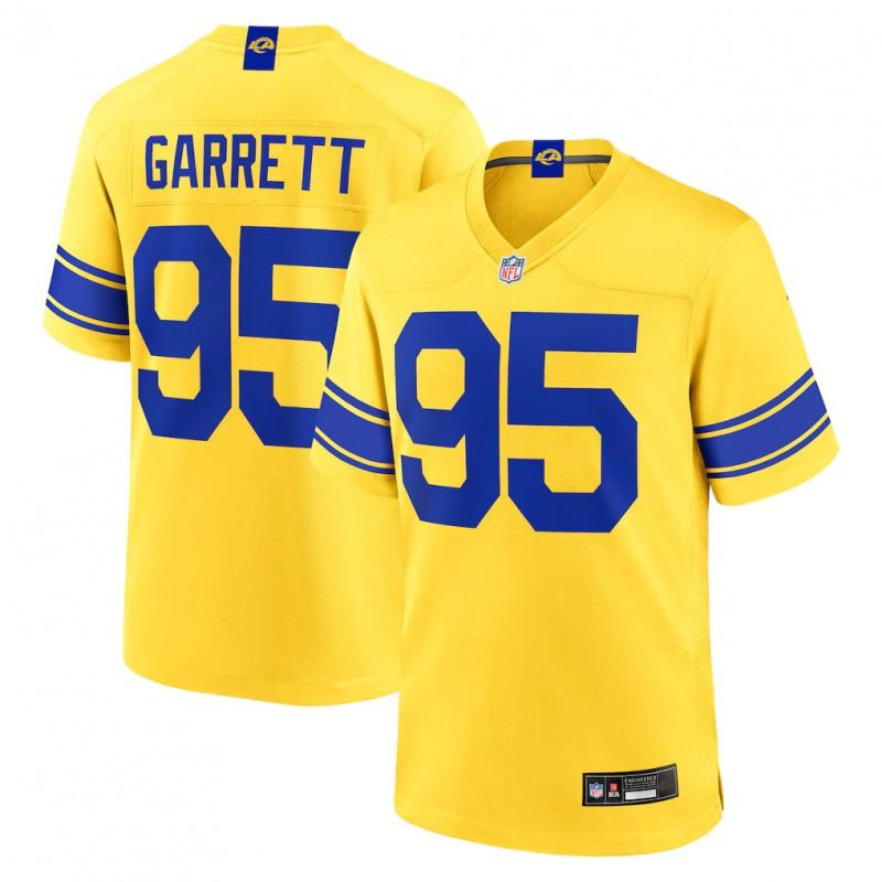 Los Angeles Rams 2026 Third Uniform Gold Football Jersey Breathable Quick Dry Men Sports Fan Apparel