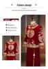 Men's Red Xiuhe Wedding Attire - Retro Chinese Tang Suit Hanfu with Dragon & Phoenix Qipao for Groom. Perfect for Guest Reception & Toasting.