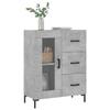 VidaXL Buffet Concrete Grey 69.5x34x90 Cm Engineered Wood 828048