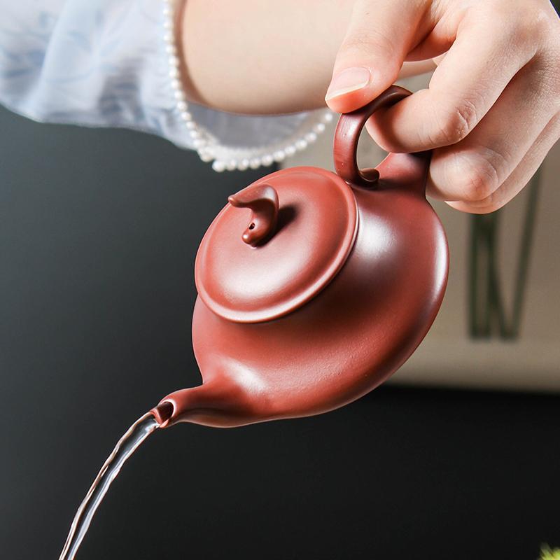 Chaozhou Zhu Ni Hand Pulled Teapot, Handmade Teapot, Kung Fu Tea Kettle, Interruptible Water