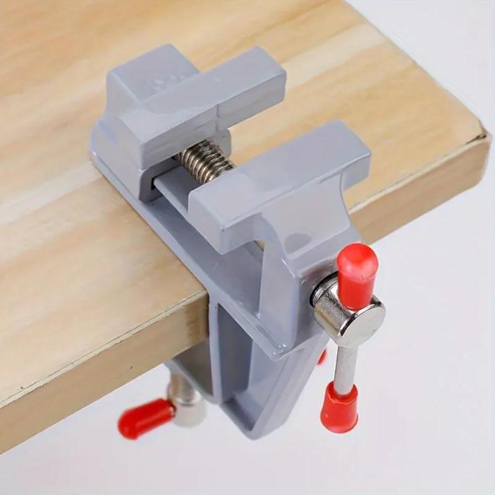 Mini Generic Bench Vise Muliti-Funcational 3.5&quot Aluminum Miniature Small Jewelers Hobby Clamp On Table Flat Pliers Tool Vice