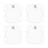 Car Door Handle Protector 3D Stickers Car Accessories v For Peugeot 308 206 207 407 607 108 208 301 308 508 608 107 BB1