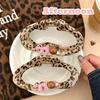 Korean Leopard Print Cloud Claw Hair Clip - Versatile Cute Puppy Updo Accessory