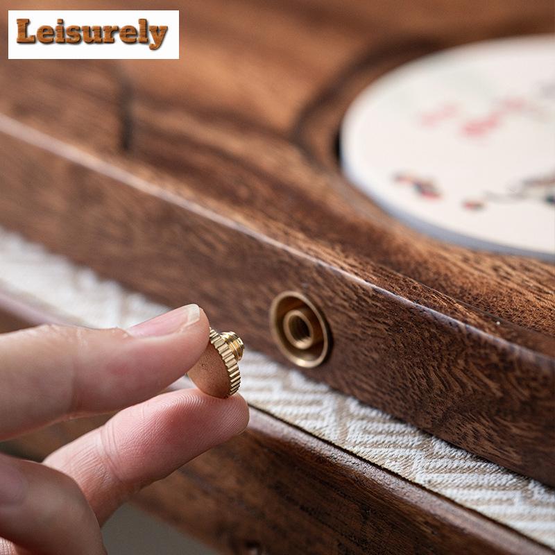 Zen Walnut Absorbent Dry Bubble Tray Household Rectangular Tea Tray Table Kung Fu Tea Set Solid Wood Drainage Pot Bearing Holder