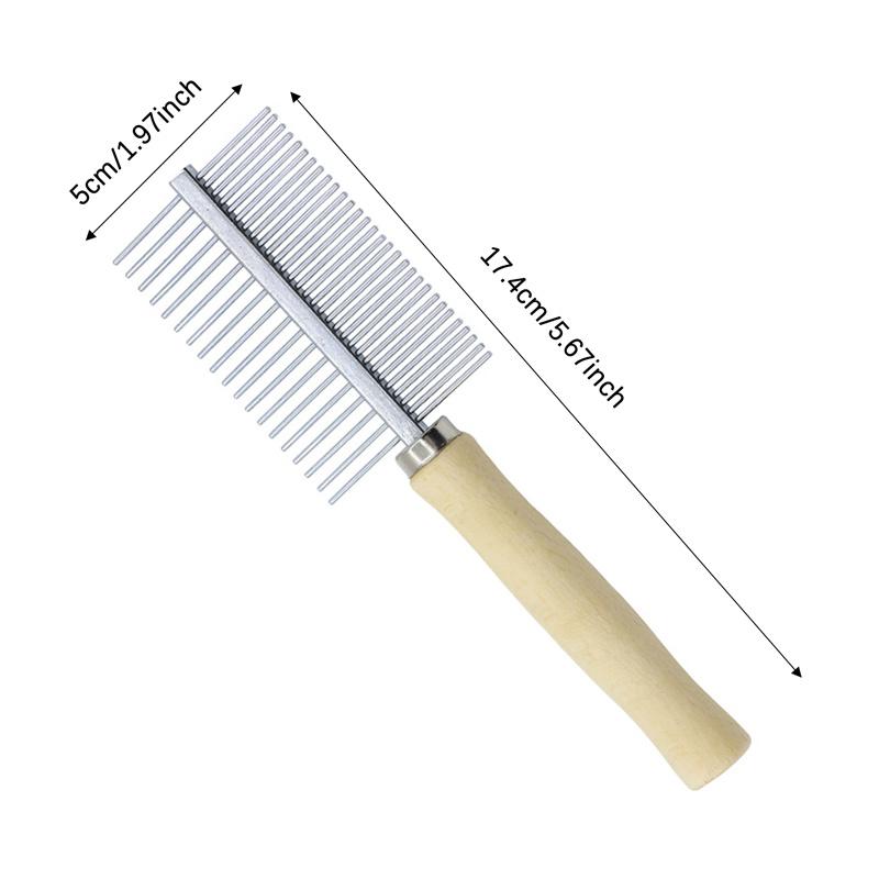 Dog Grooming Equipment Pet Hair Remover Cat Hair Comb Grooming Cat Comb Smooth Hair Dog Brush Dog Accessories