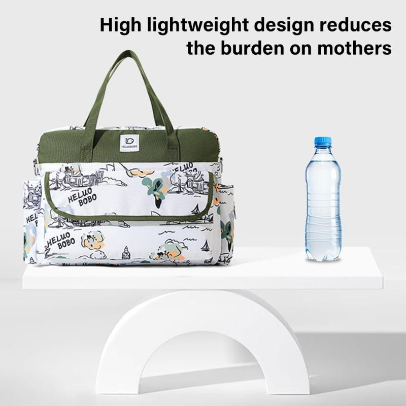 Modna Wielofunkcyjna Torba dla Mamy Wodoszczelna i Stylowa Przechowywanie Pieluch Wiele Wzorów dla Kobiet w Ciąży!