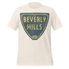 Vintage Beverly Hills T-Shirt - Retro Kalifornien Siegel Grafik