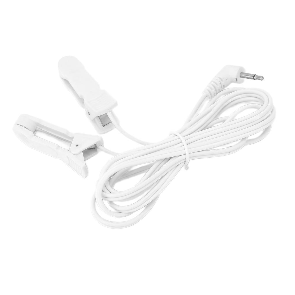 2.5mm Przenośny klips do ucha Przewód elektrody Kabel połączeniowy Akcesoria do cyfrowej maszyny do masażu TENS