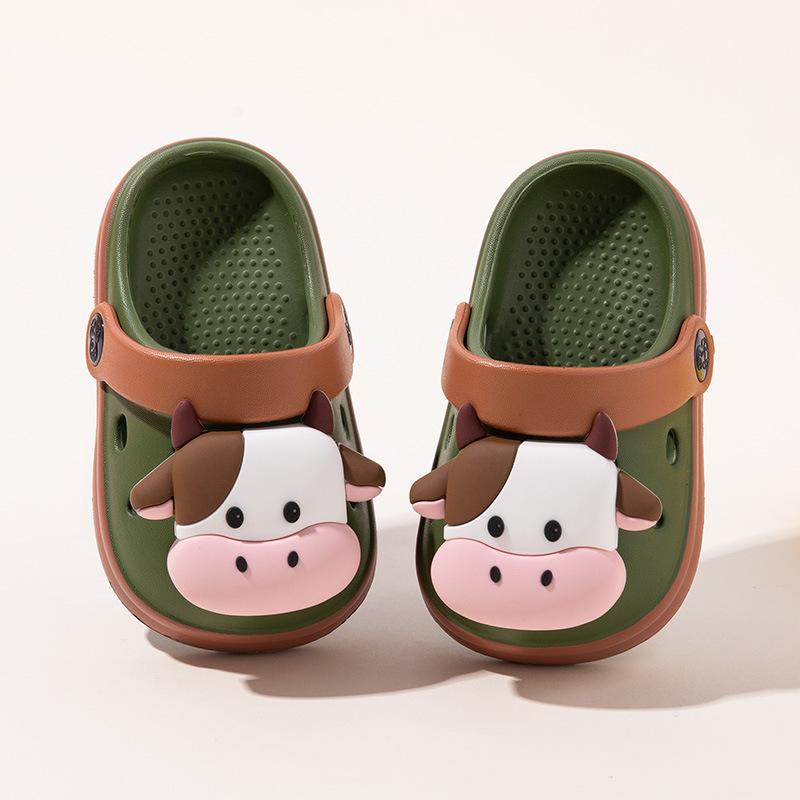 Cute Shoes - Cartoon Style - Girls  Anti-slip Boys  Slippers 130 коричневый
