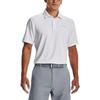 Under Armour Solid Color Golf Short Sleeve Polo Shirt Men tops White 1378673-100