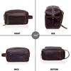 Men's Toiletry Bag Leather Travel Toiletry Bag Dopp Kit for Men Shaving Bag for Travel Accessories