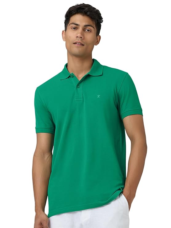 

Men s Nova 100% Combed Cotton Regular Fit Polo T-Shirt 2XL зелений