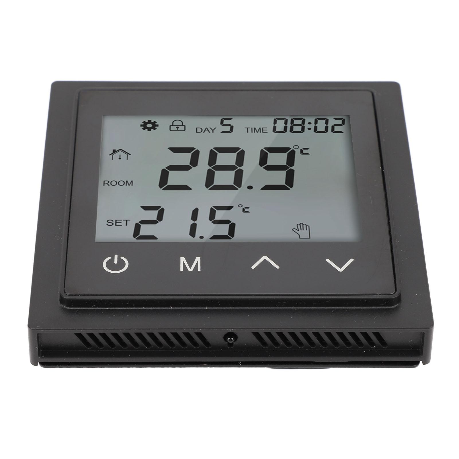 

Home Hting System Thermostat LED Floor Hting Temperature Controller AC85V250V 16A
