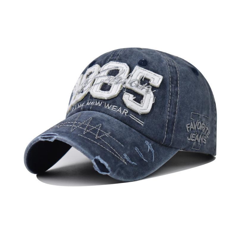Letter 1985 Cap Threedimensional Embroidery Baseball Cotton Cap