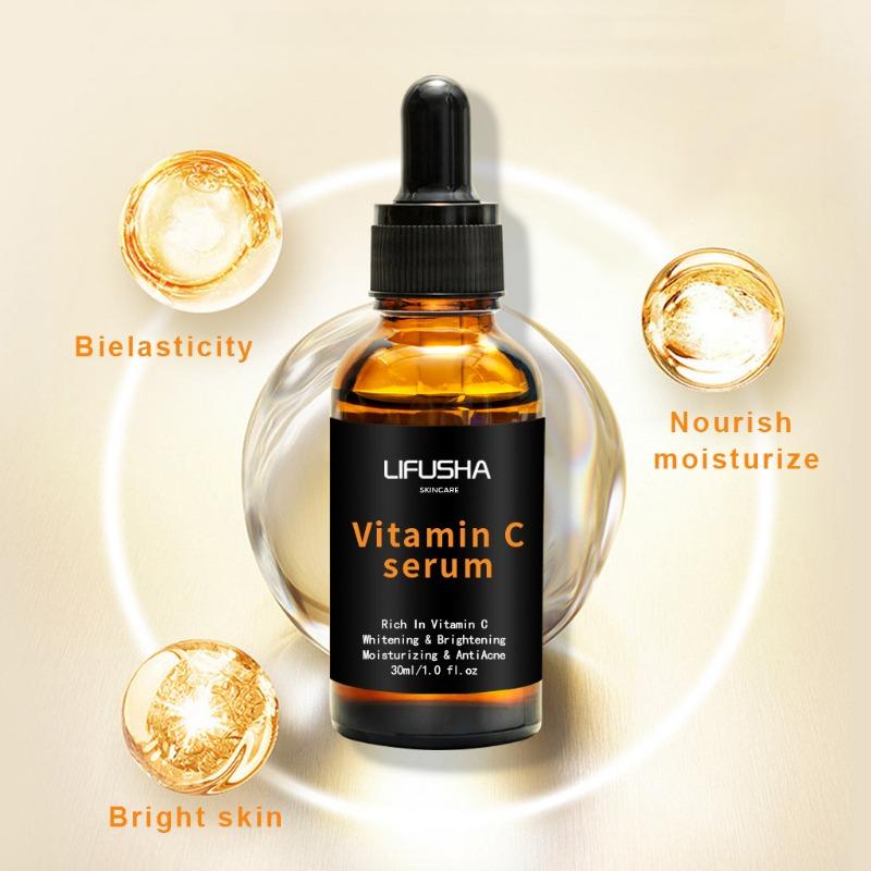 Sérum à la vitamine C Visage Hydratant Éclaircissant Vc Skincare Essence hydratante douce non irritante