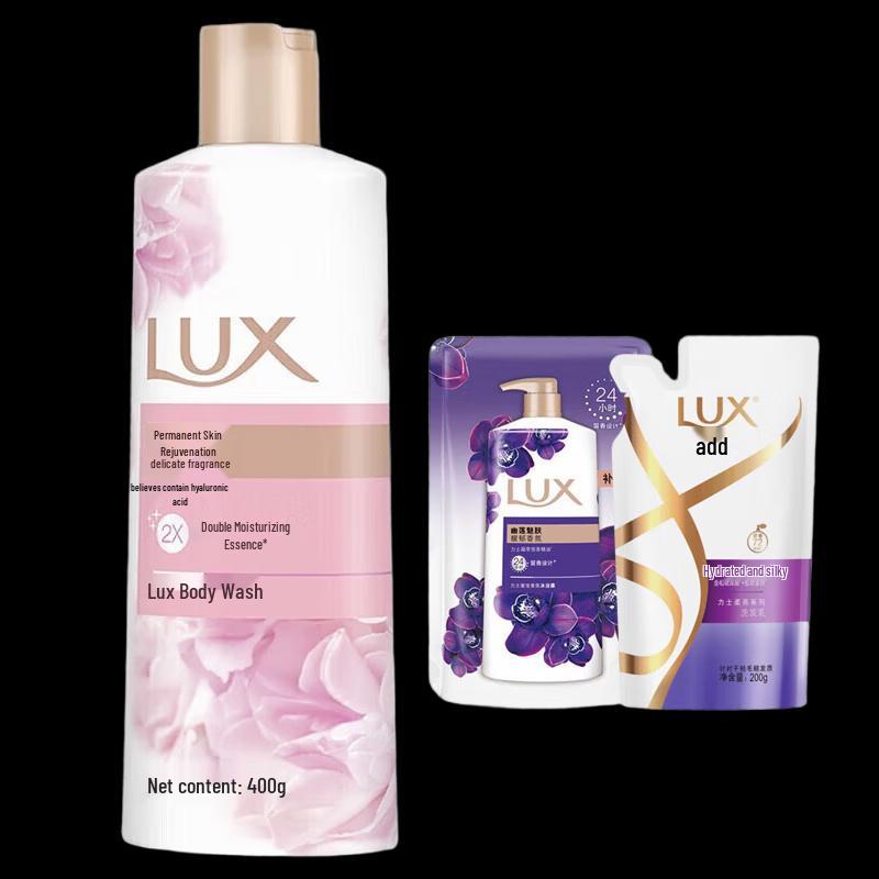 LUX Nourishing Fragrance Body Wash & Shampoo Set
