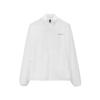 UPF50+ Woven Stand Collar Full-Zip Windbreaker White Unisex JI8468