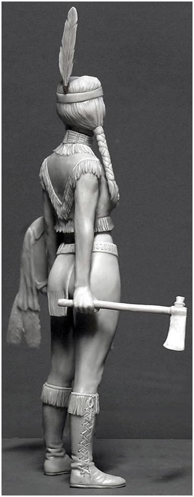 Master Box 1/24 Scale Pin-Up Series Thunder Spirit Western Indian Girl Plastic Model Kit MB24019